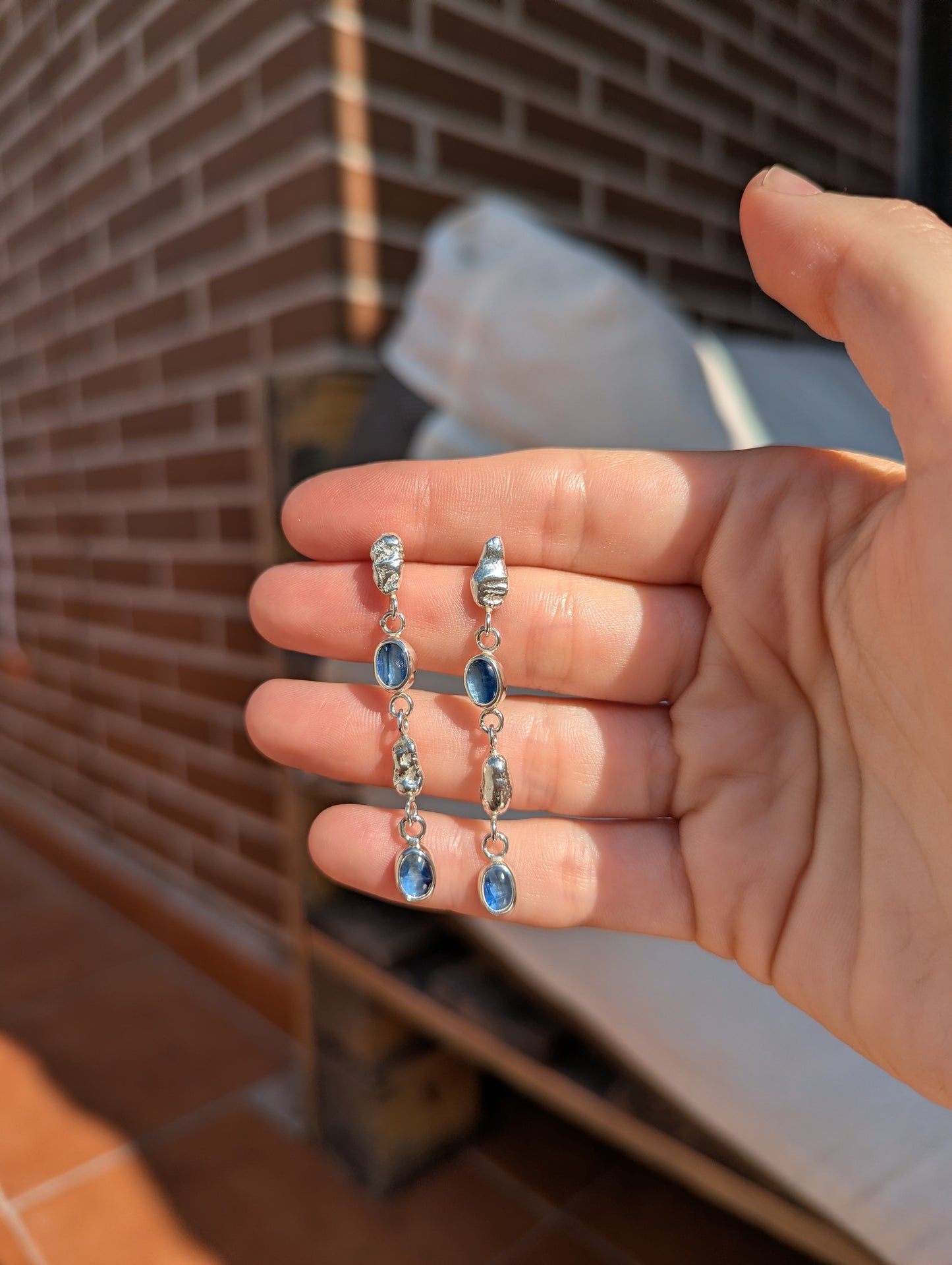 Pendientes Cianitas