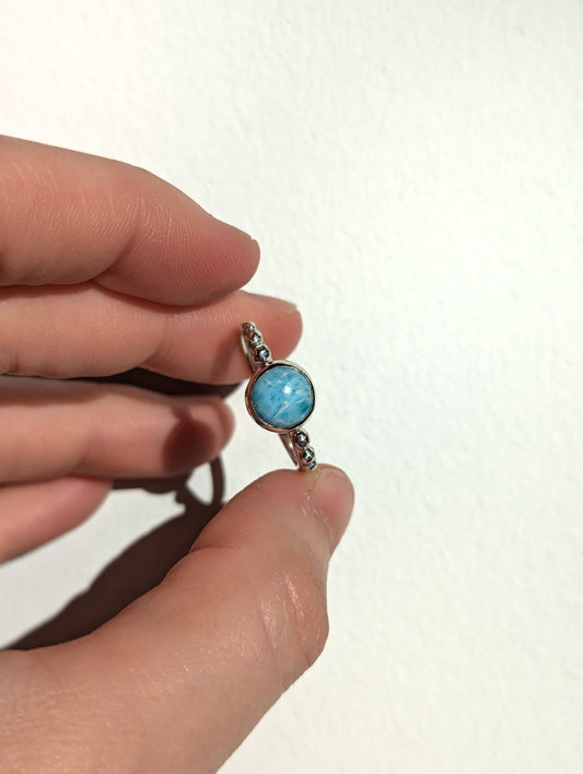 Anillo Larimar talla 17