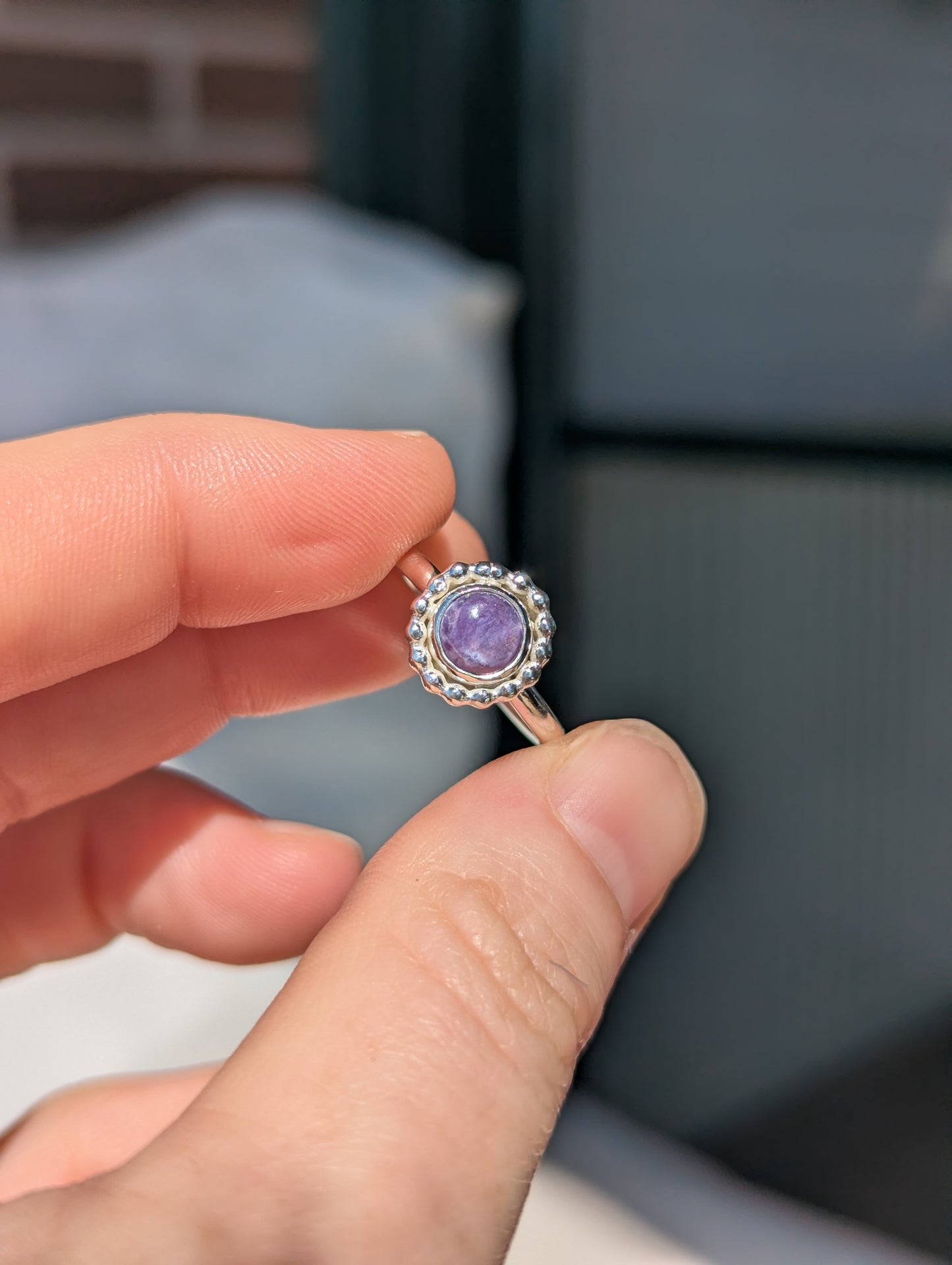 Anillo de Charoita talla 10