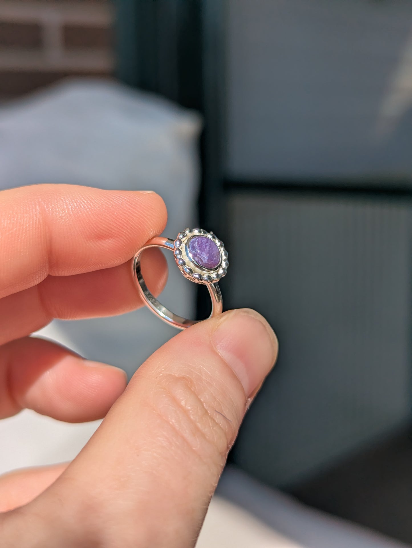 Anillo de Charoita talla 10